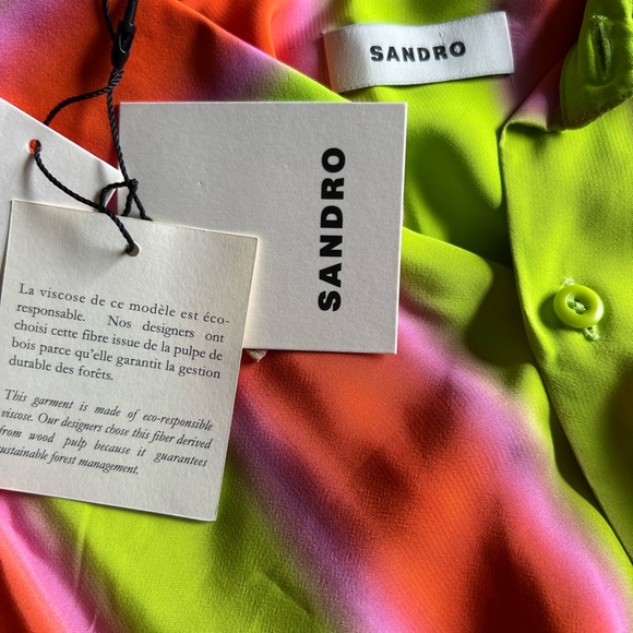 Sandro Paris Striped Shirt - Picture 8 of 8